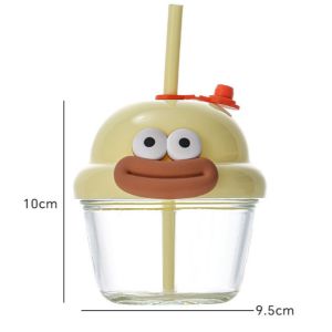 GUOYIHUA 210ML ขวดน้ำเด็ก แก้วน้ำขนาดเล็กน่ารัก ขวดน้ำใส่น้ำ กระบอกใส่สสเครื่องดื่ม ขนาด ขวดน้ำเด็กไปโรงเรียน