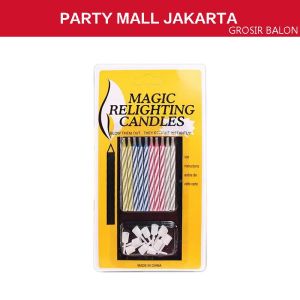 GROSIR Lilin Magic Relighting Candles isi 10pcs / lilin magic grosir