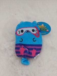 Cats vs Pickles Chonks Plush Bean Bag Toy | Cute Cat & Pickle Characters | Soft Stress Relief Toy