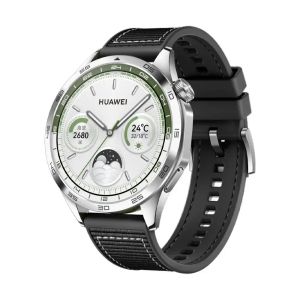 Silicone Woven Composite Braid Strap For huawei watch GT 5 Pro 46mm Strap GT4 band Official Wristband for huawei watch GT 5 46mm/GT 4 46mm Bracelet Watchband Accessories