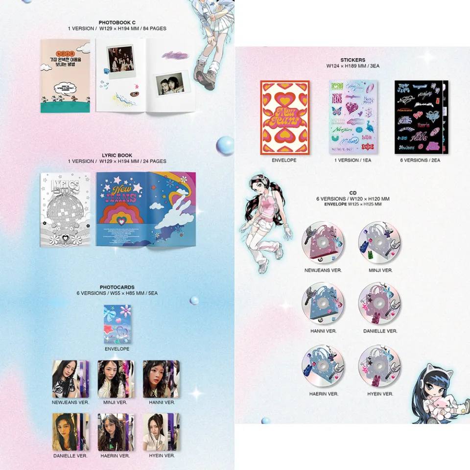 Weverse Gift] NewJeans - 2nd EP Album [ GET UP ] Bunny Beach Bag ver