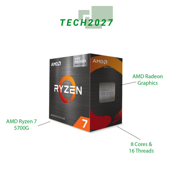 中古】AMD Ryzen 7 5700G (3.8GHz/TC:4.6GHz) bulk AM4/8C/16T