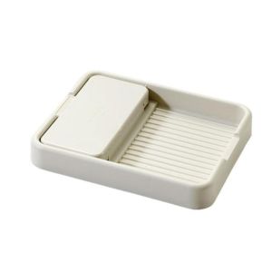 CHENJIE Multifunctional Foldable Plastic Heat Resistant Pot Lid Holder Kitchen Organizer Pan Covers Stand Soup Spoon Rack