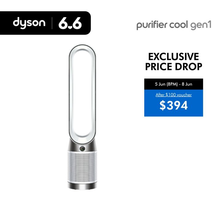 [6.6 Specials] Dyson TP10 Air Purifier Fan for Haze, Dust, Influenza & Allergies | Removes PM2.5, HEPA filter