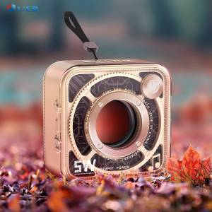 Trong Suốt Mecha Loa siêu trầm 5W 400MAh Không Dây Surround loa âm nhạc Bluetooth Tương Thích 5.1 loại USB C Sạc Cho Đảng Bãi Biển