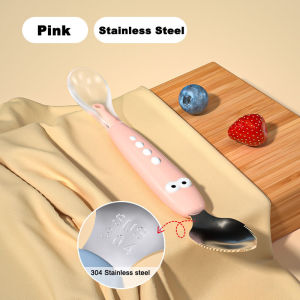 Kids Baby Fruit Spoon Feeding Spoon Puree Spoon Double-Head Integrated Scraping Spoon Fruit Feeding Tableware Sudu Bayi