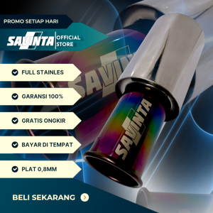 Savinta Knalpot Mobil NBLv3 Full Stainles 08mm Ngebas Adem Empuk