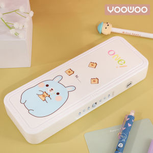 YooWoo Kotak pensil / tempat pensil / kotak pensil gambar / kotak pensil kata sandi / tempat pensil bisa di kunci