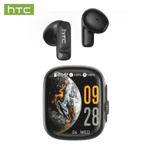 Tai nghe không dây đích thực HTC NE72 Bluetooth 5.4 được trang bị màn hình LCD thao tác cảm ứng tuổi thọ pin 30 giờ loa siêu trầm âm thanh nổi chế độ trò chơi và thể thao và tai nghe không dây công nghệ chống nhiễu