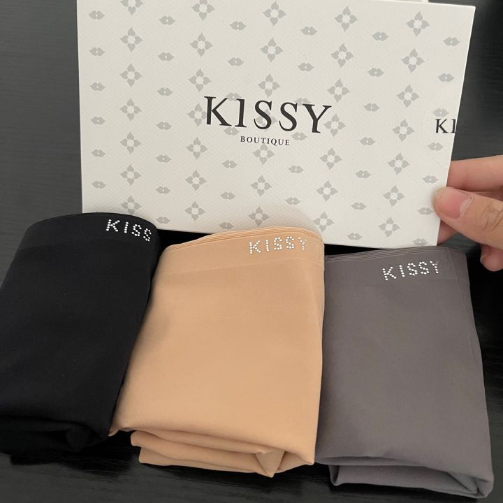 [KnH Go Shop] Kissy冰C裤 三条装 夏季舒适 无痕三角裤 女 超柔软女生内裤 女士内裤 | Lazada