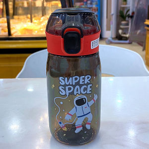 กระติกน้ำ back to school collection หลอดซิลิโคน เปิดฝาได้ง่าย (BOT97)