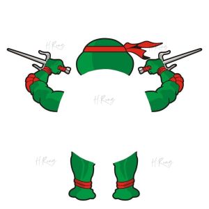 H.Rong nhãn dán ô tô Ninja Rùa logo xe hơi Hình dán trang trí cá tính sáng tạo vui logo xe hơi nhãn dán biểu tượng ngoại thất xe hơi hình dán trang trí