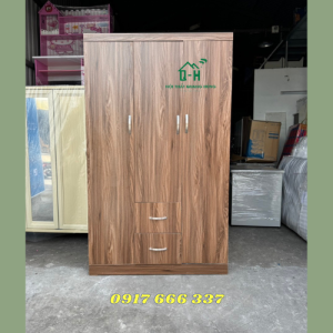 TỦ QUẦN ÁO GỖ MDF HIỆN ĐẠI 3 CÁNH SIÊU SANG TRỌNG BỀN RẺ