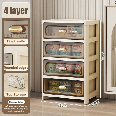 Light Luxury Drawer Storage Cabinet Living Room Home Bedroom Bedside Storage Cabinet Movable Retail Storage Cabinet
