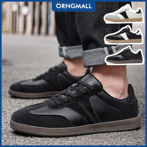 ORNGMALL Nam chất lượng cao Casual Sneakers dây buộc thời trang giày lưu hóa cho nam giới bền ngoài trời căn hộ Giày tập thể thao thích hợp cho cuộc sống hàng ngày và thể thao cỡ lớn 36-48