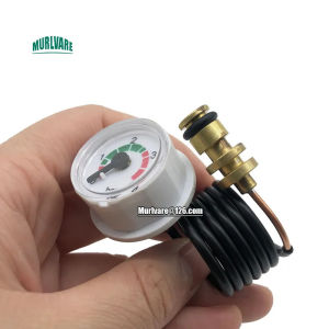 Gas Wall Mounted Furnace Parts Pressure Gauge Capillary Steam Pressure Gauge For Gas Boilers Replacement