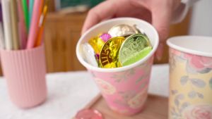 Civaner 100 Pieces Caught Being Good Coins Kids Behavior Tokens Classroom Behavior Incentives Coin Reward Tokens Smile Face Coin for Kids