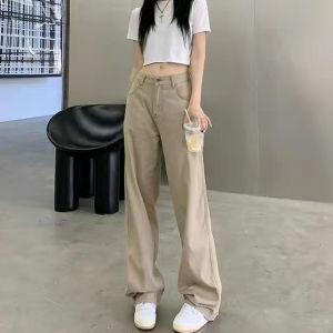 Denim pants for women High waist baggy pants mom jeans wide leg pants boy friend Jeans for women