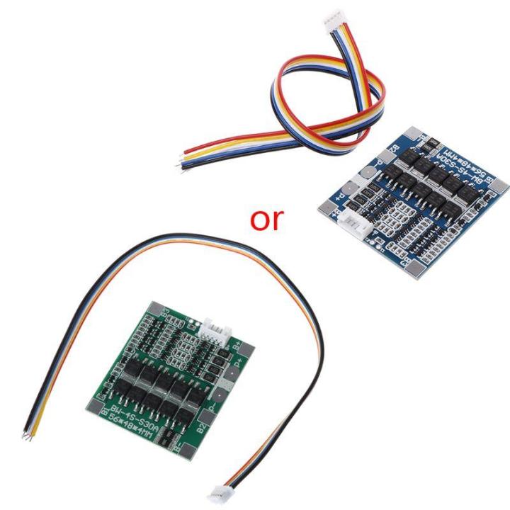 EasyWordMall 4S 30A LiFePO4 Batterie-Schutzboard – Für 12,8V / 14,4V Akkus