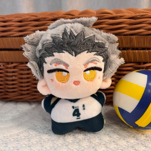 HZ Haikyuu Plush Doll DIY Keyring Akaashi Keiji Kotaro Bokuto Bag Pendant Anime Stuffed Toy Star Shape Plushine Gift for  ZH