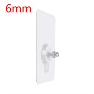 20pcs Strong Adhesive Screw Hooks Picture Frame Holder / Punch-Free Clear Photo Hanger Hook Organizer / Waterproof Hanger Screw Hooks / for Bathroom Kitchen