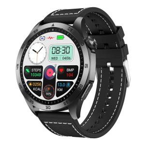 ET485 Smart Watch for Men - 1.43 AMOLED Large Screen ECG + Heart Rate Monitor Bluetooth Calling Multiple Sports Modes Calorie/Step Counter 5ATM Waterproof - Ideal Gift for Birthday/Fathers Day