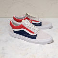 Sepatu Vans Old Skool Retro Block Pepsi Red Blue White Original. 