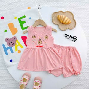 Bộ đồ bé in capybara  quần nhún thun thấm hút mồ hôi từ 6kg-27kg.GBEO08.SUKAKIDS