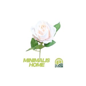 Bunga Mawar Plastik Kuntum Tangkai Rose Artificial