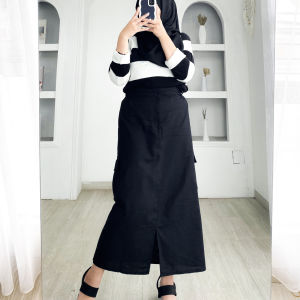 SORA SKIRT - FLOTTILICIOUS / Bawahan Rok Wanita / Rok Bahan Linen Wanita / Rok OOTD wanita