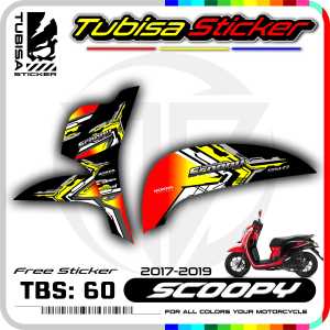 Sticker Striping Variasi Scoopy New 2017/2020 - Decal Stiker Variasi Motor Scoopy New. TBS.60