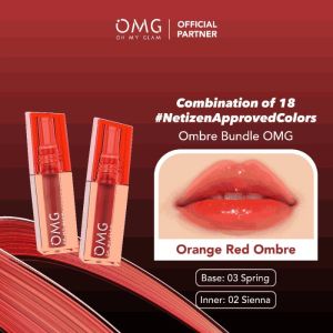 Melembabkan Bibir Paket Ombre Lips OMG | Lipcream OMG Ombre Coffee Edition | Lipcream OMG | Ombre lip
