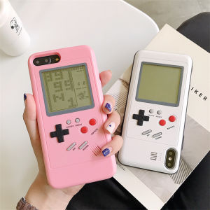 play games Case iphone X Xs XR 13 PRO MAX 7 8 Plus 11 12 Pro Max xs max 14 Pro Max Tetris game Casing