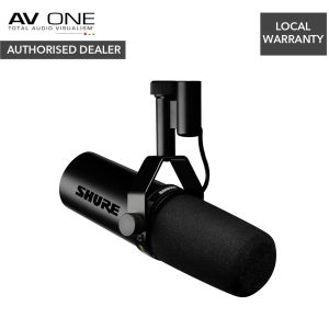 Shure SM7dB Dynamic Vocal Microphone With Built-in Preamp - AV One Authorised Dealer/Official Product/Warranty