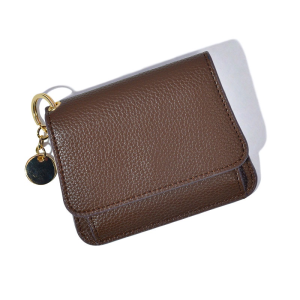 Chic Multi-Color Suede Coin Purse with Card Slots and Zipper Closure C388-2