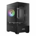 CASE (เคส) GAMDIAS AURA GC9M ARGB - BLACK (MICRO-ATX). 