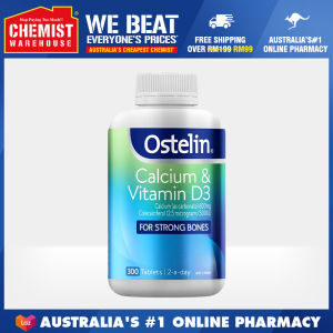Ostelin Vitamin D & Calcium 300 Tablets Support Strong Bone Help Enhance Calcium Absorption Maintain Healthy Muscle Function Chemist Warehouse Healthy and Immune System Function