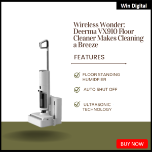 Deerma Wireless Floor Cleaner VX910 Smart Wet & Dry Cordless Vacuum Cleaner Mop Floor Washer