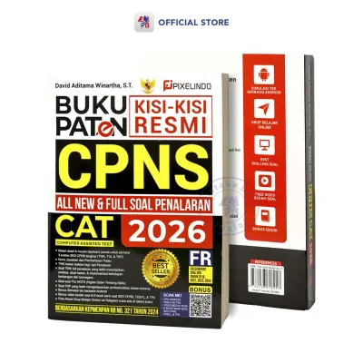 Buku CPNS 2026 / Buku Paten Kisi - Kisi Resmi CPNS CAT 2026 / Arruz Media – ARM