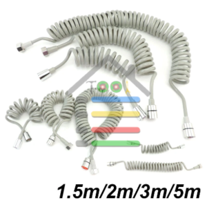 PU SELANG FLEXIBLE JET SHOWER LILIT BIDET TOILET 1/5 / 2 / 3 / 5 METER ABU PUTIH