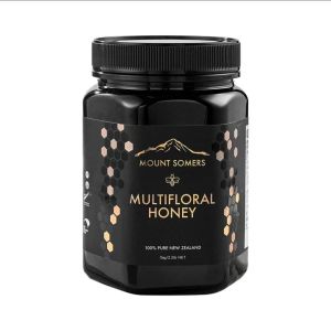 New Zealand Imported Multifloral Blended Honey 1kg Rich Aromatic Flavor