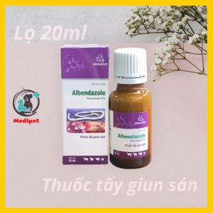 Vemedim Albendazole thuốc tẩy giun sán cho chó mèo và gia súc chai 20ml - Medipet