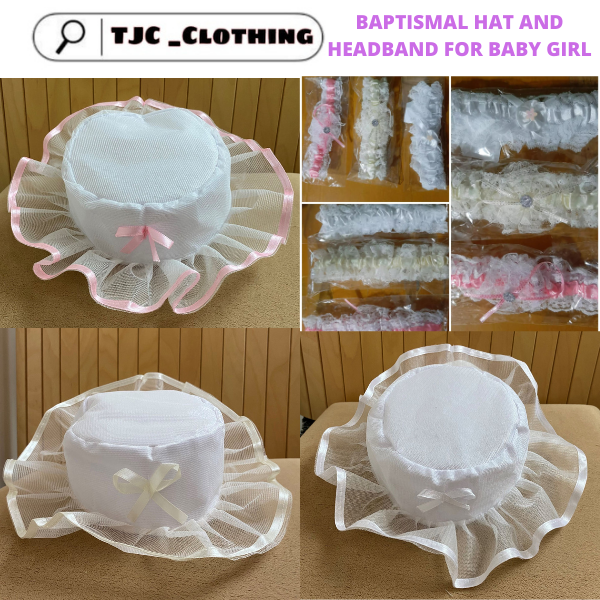 Christening best sale hat girl