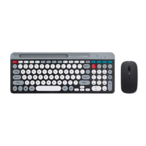 Bluetooth Rechargeable Keyboard - Multi-Device Switch typing between your computer phone Bluetooth Multi-Device Key