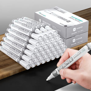 S56 ปากกาเมจิก มาร์กเกอร์สีขาว ปากกาเคมีสีขาว แห้งเร็ว สินค้ามีพร้อมส่ง