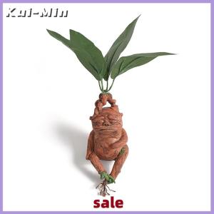 Kui-Min Hot Mandrake tượng cỏ nhựa trang trí cảnh quan bức tượng nghệ thuật thủ công cho vườn