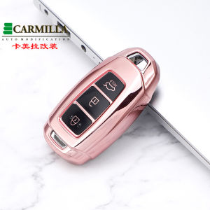 สำหรับ Hyundai Azera Accent Kona Solaris TM รั้วไม้ซานตา Fe I30 Ix35รถกุญแจรีโมทกรณีกระเป๋าอุปกรณ์เสริม