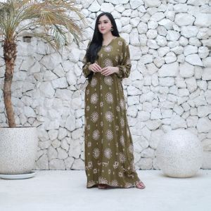 Gamis Love Jumbo Terbaru Bahan Rayon Premium Adem Tebal Nyaman di Pakai