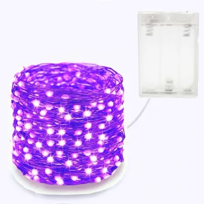 1M 3M 5M 10M LED String Fairy Lights Copper Wire Christmas Light Wedding Party Holiday Fairy Lights Battery Power Supply