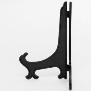 2/3/4 Inch Transparent Plastic Display Easel Stand Foldable Acrylic Stand for Dish Bowl Artwork Clear Plate Easel Photo Holder Plate Bowl Picture Photo Frame Pedestal Holder